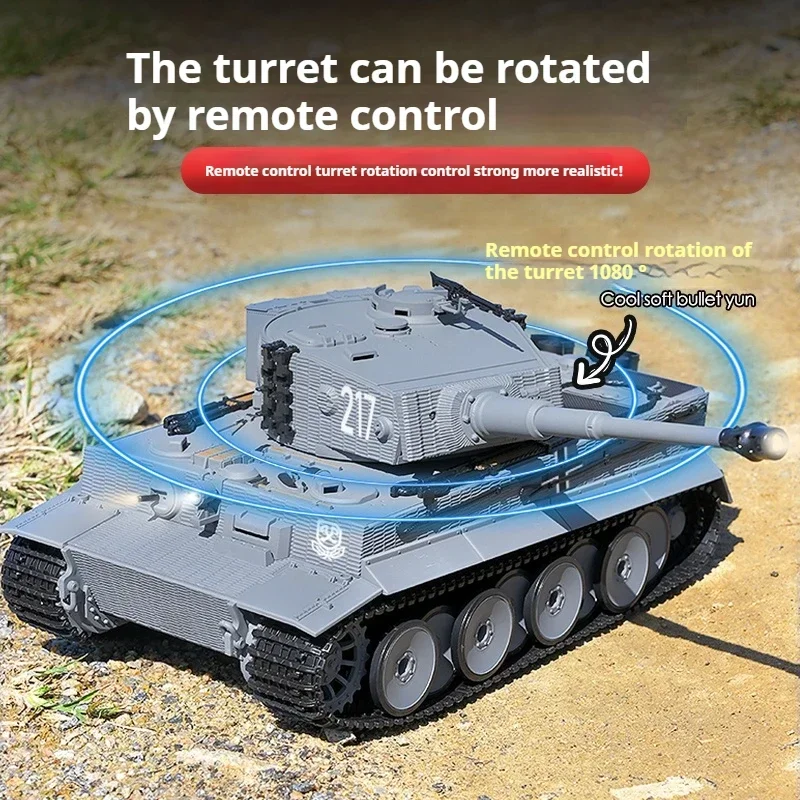 1/24 Taigen Mini RC Carro Armato di Battaglia Tiger I Carro Armato di Controllo Remoto Combattimento A Infrarossi Militare Mini Auto Modello di Veicolo RC Giocattoli Ragazzi