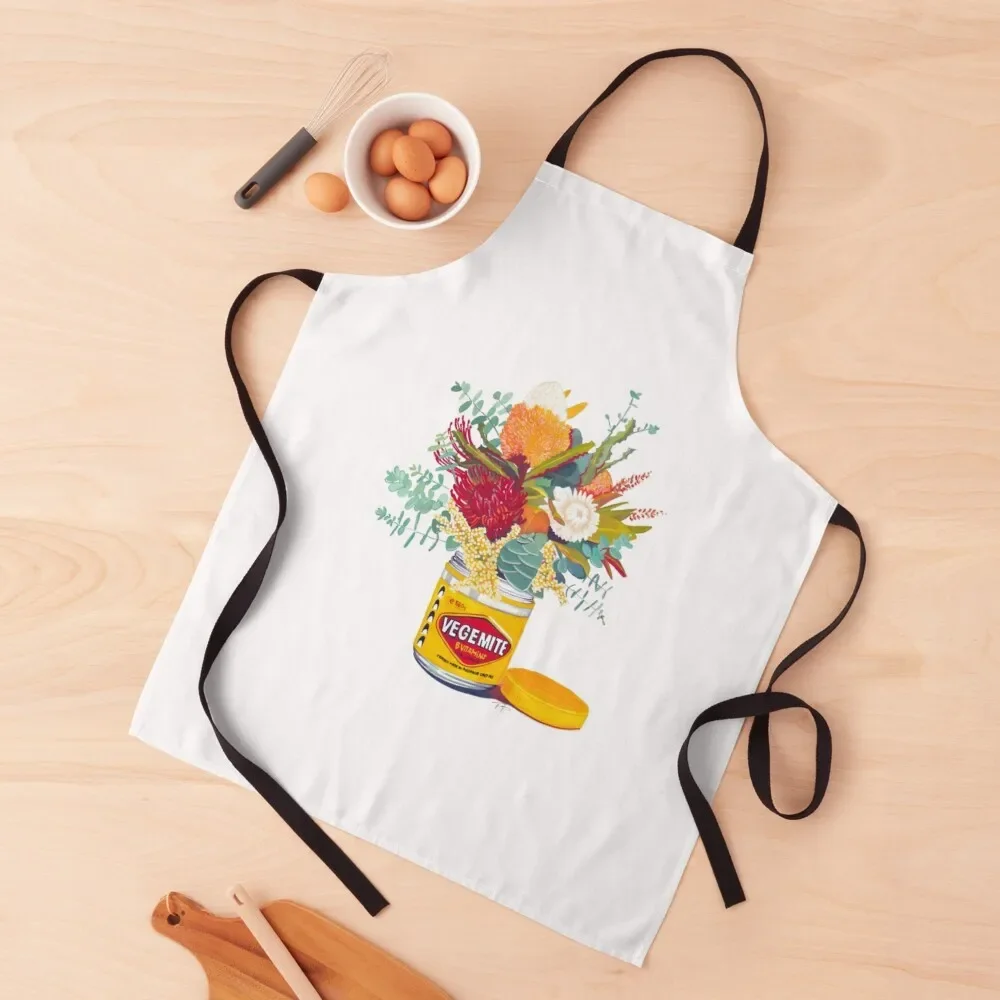 

Vegemite Bouquet Apron Kitchen Items For Man Haircut kitchen and home Kitchen Novel Accessories Apron