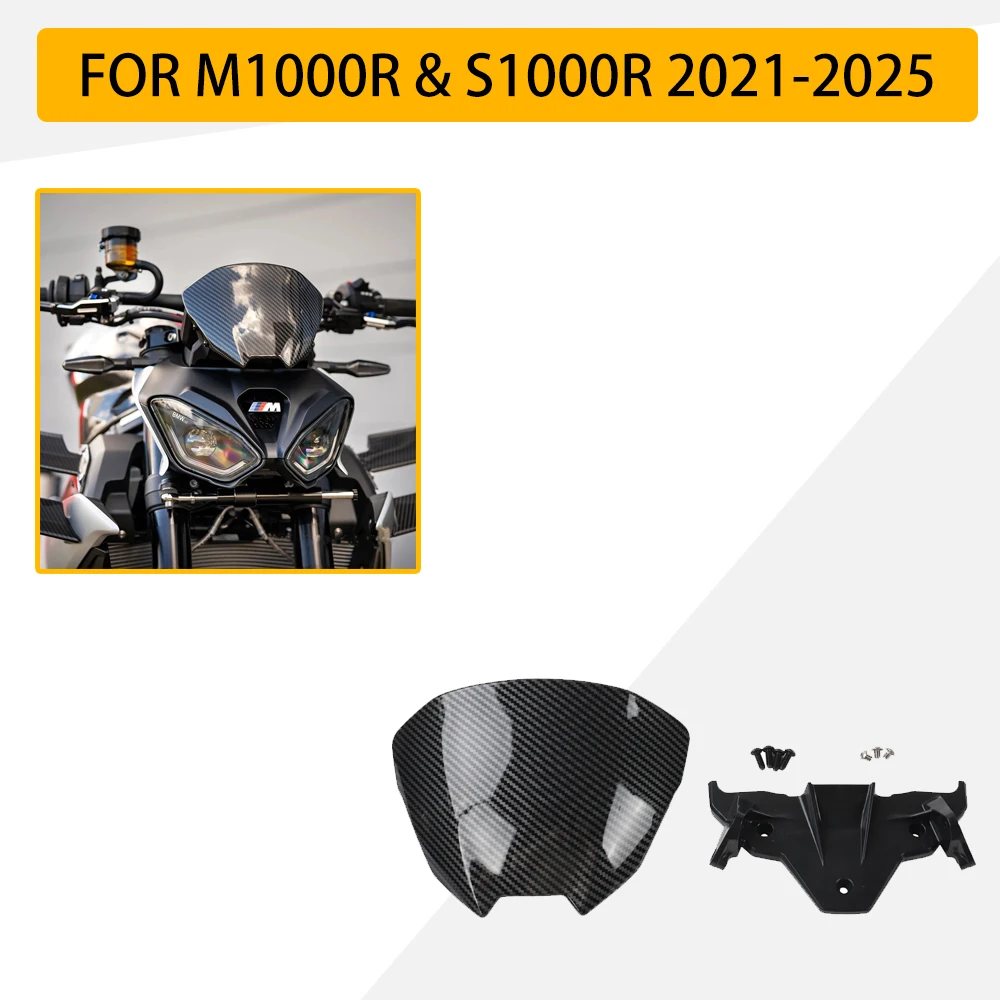 

Новый дефлектор ветрового стекла для мотоцикла BMW S1000R/M1000R (2021-2024-2025), аэродинамический спойлер, лобовое стекло