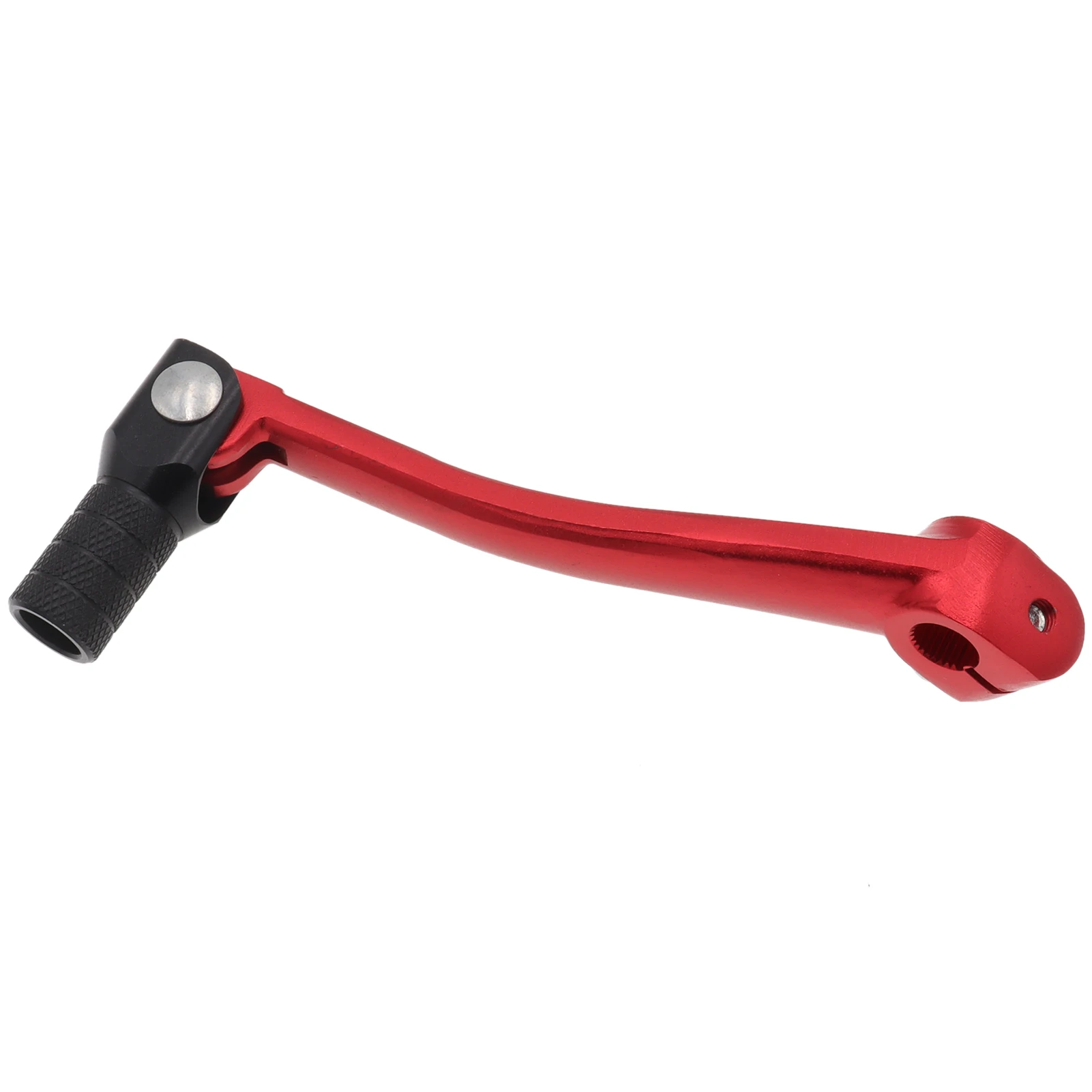 Black+Red Folding Aluminum Gear Shift Lever for 50cc-250cc Motorcycle Pit Dirt Bike ATV Quad Buggy image 4