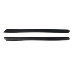 20pcs(10pair) Silicone Black Eyeglasses Anti Slip Glasses Temple Tips Accessories Rectangle Hole 114mm Length Mod3013