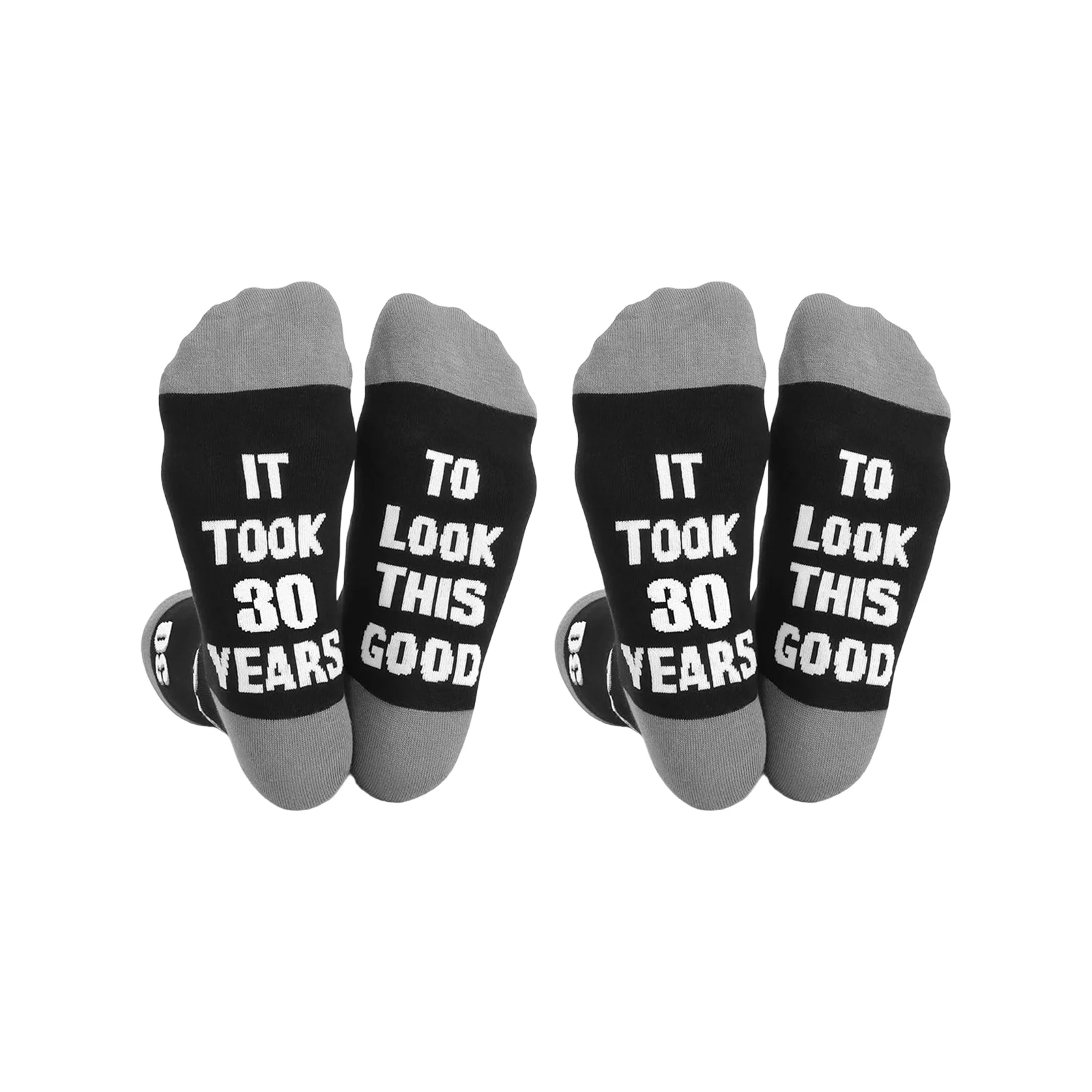 Fun age high socks set (1 pair each for 18/21/30/40/50/60 years old)