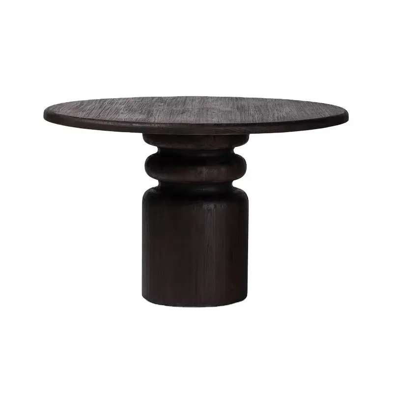 New Style Mango Solid Mango Wood Dining Table Set Fancy Shape For Home Office Hotel School For Living Room And Restaurant Use