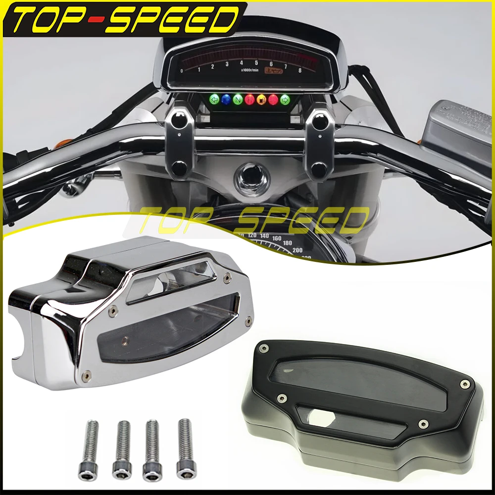For Suzuki Boulevard M109R VZR1800 2006-2016 Motorbike Gauge Relocation Kit Aluminum Speedometer Guage Covers Tachometer Housing