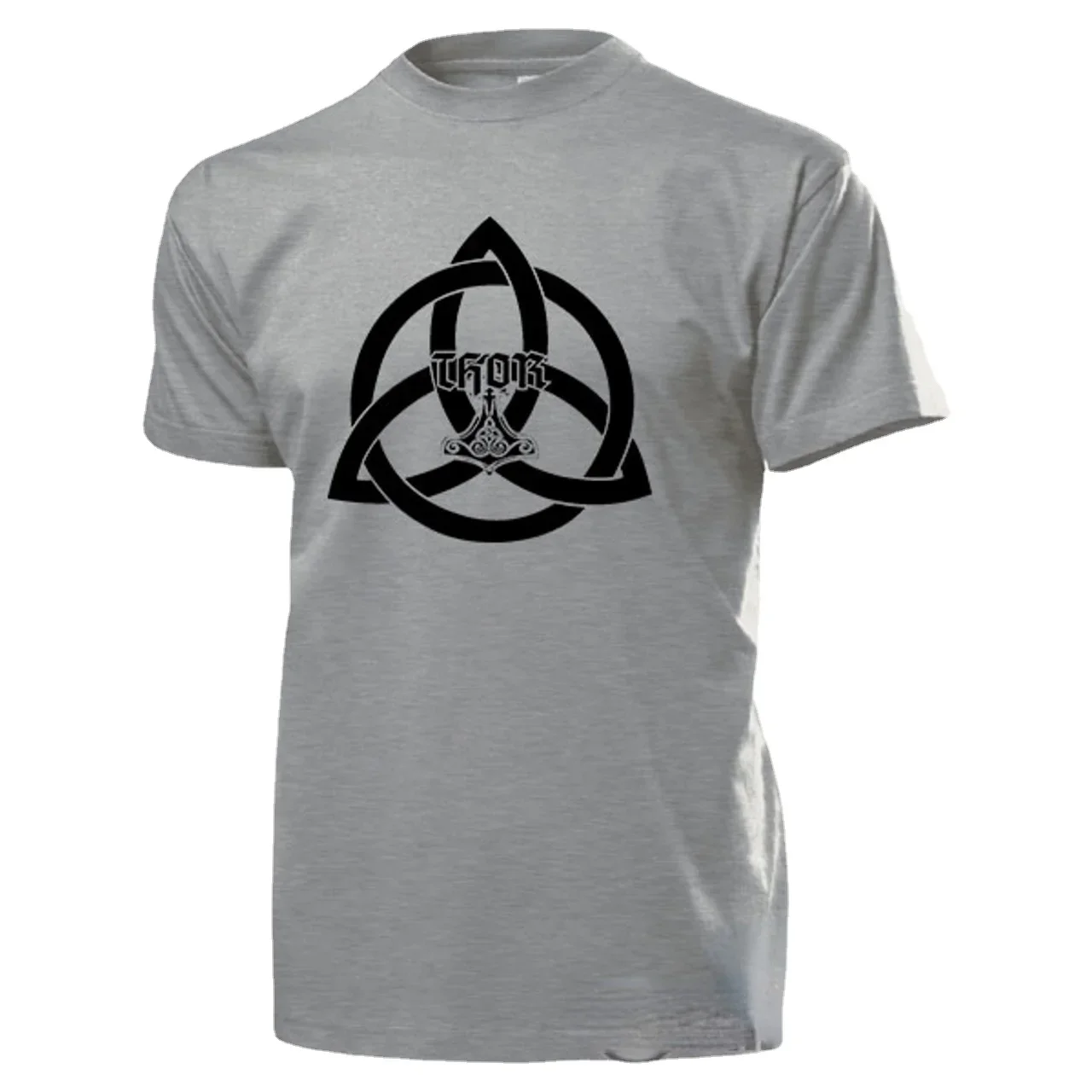 

Thor Thor's Hammer Celtic Knot Germanic Vi king T-Shirt. Premium Cotton Short Sleeve O-Neck Mens T Shirt New S-3XL