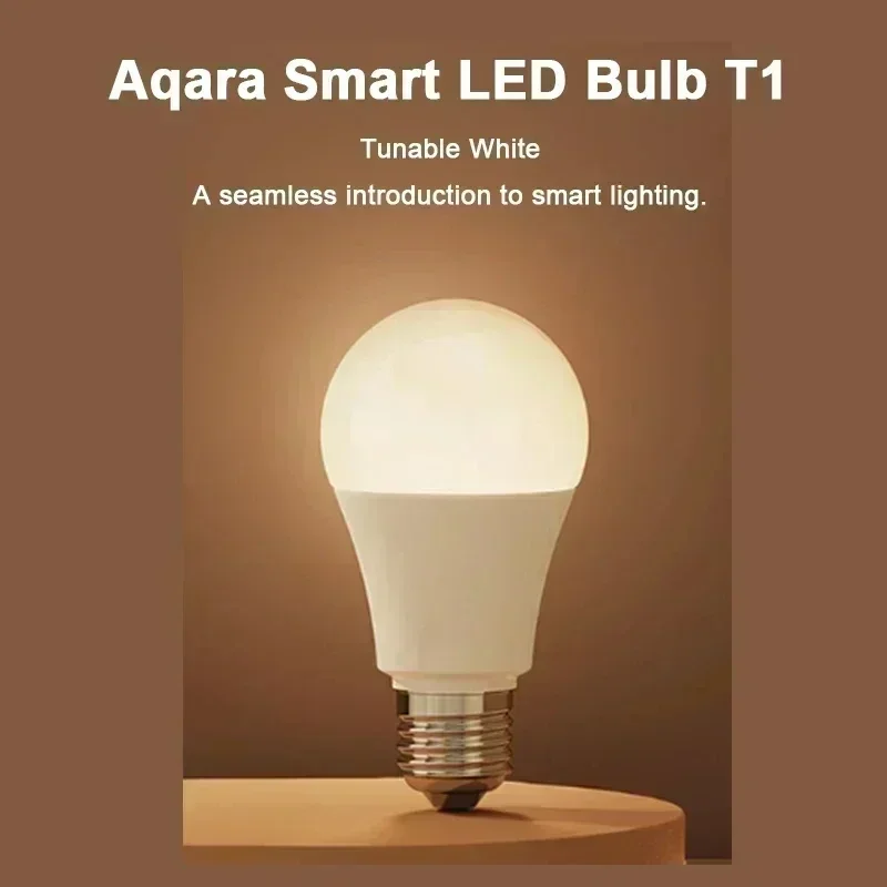 New Aqara Smart LED Bulb T1 Zigbee 3.0 Bluetooth E27 2700K-6500K 220-240V Smart Home Lamp Light For Mijia Mihome Homek APP