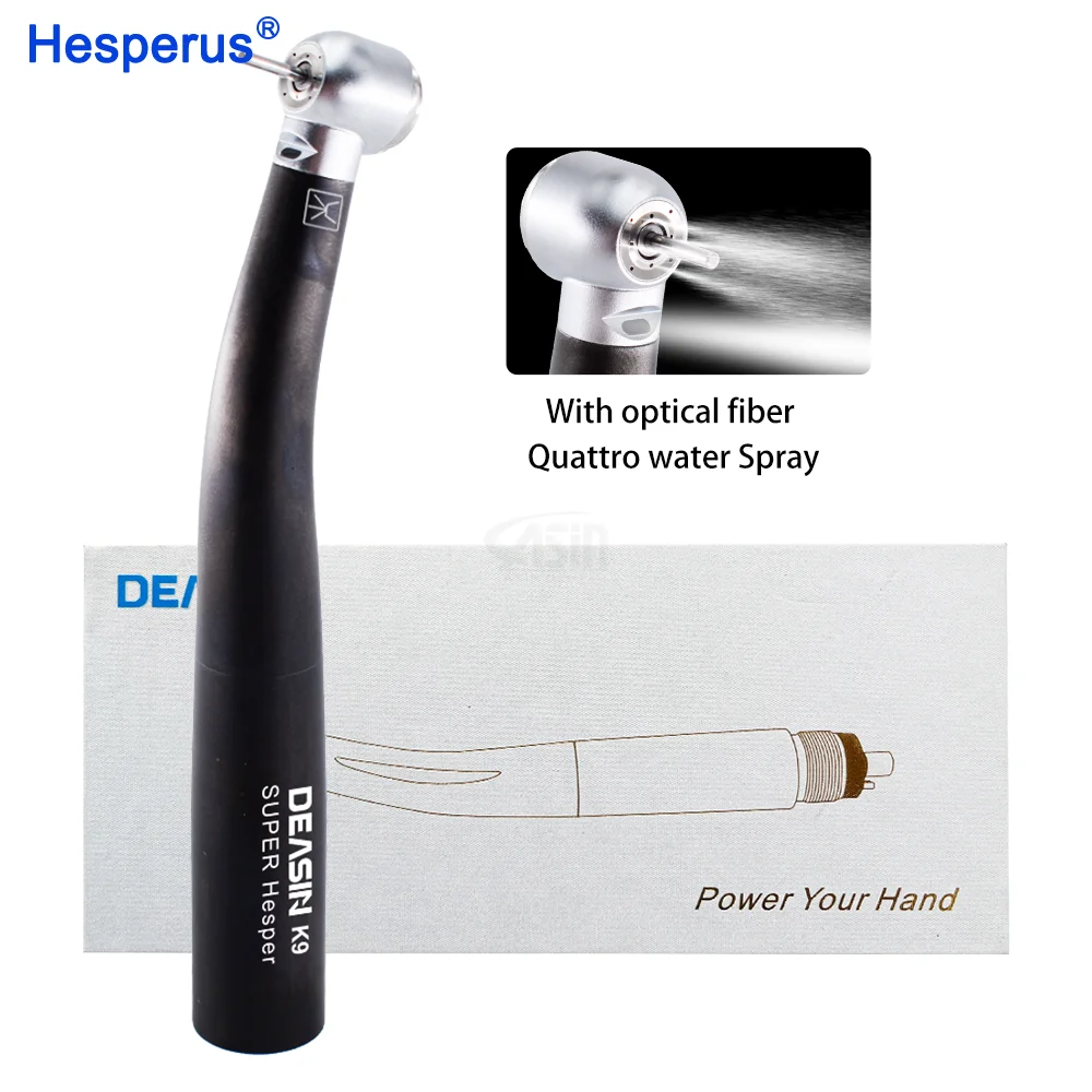 DEASIN Dental Fiber Optic Handpiece Torque Head Air Turbine Ceramic Bearing Dentist Tool Fit for k   v Four Spray Torque Head