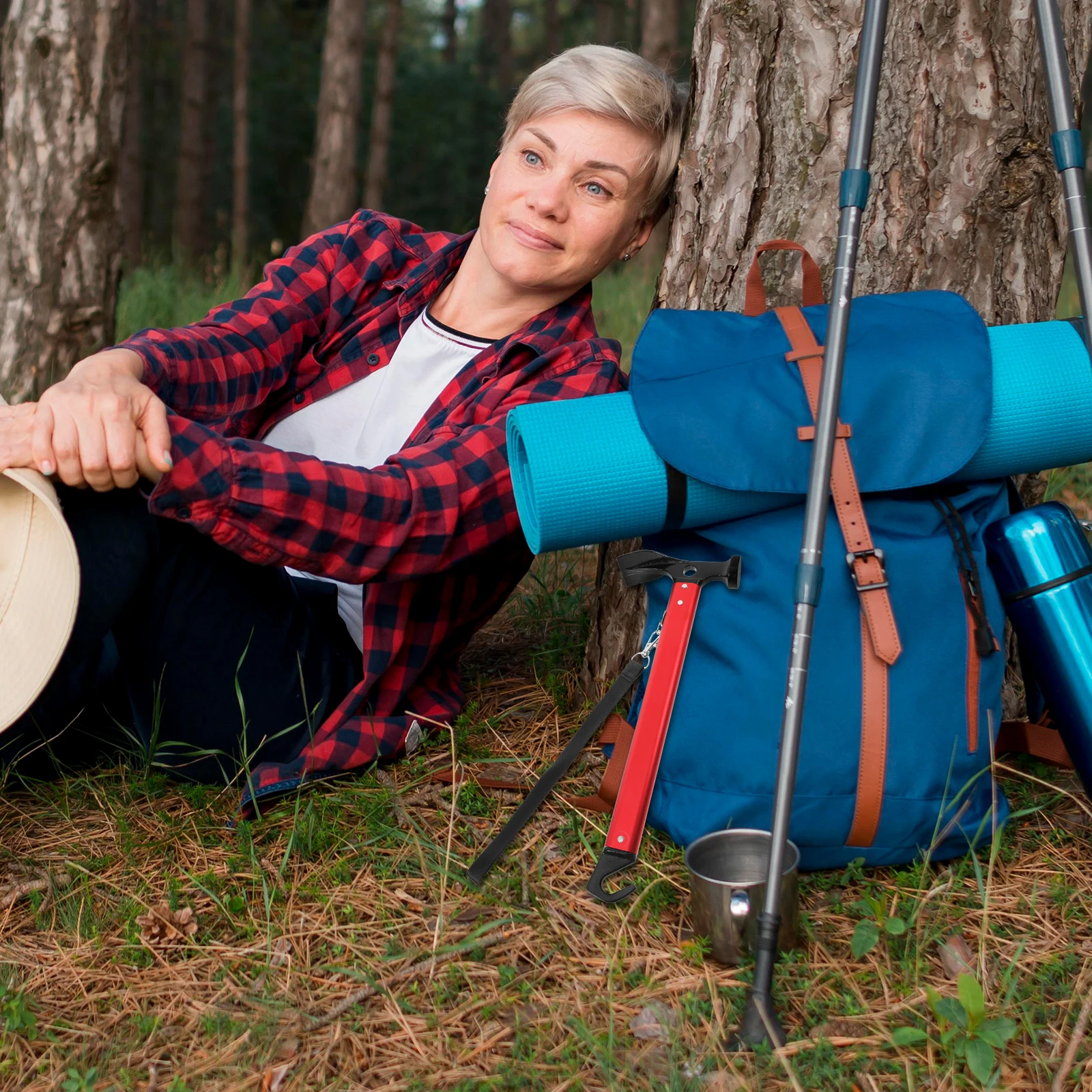 

Camping mallet Camping hammer Outdoor mallet Outdoor hammer Hammer for tent pegs