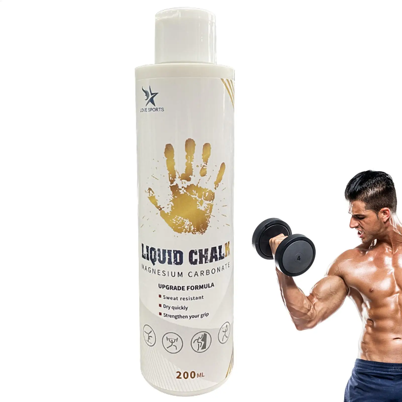 Sports Chalk Anti-Slip Powder Magnesium Carbonate Gym Chalk For Hands, Sweat-Absorbent Grip Powder For Climbing Weightlifting