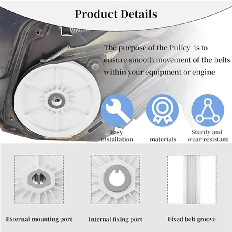 ABRU-For The Power Clear 721 Snow Blower, 121-6624 Pulley Is A Replacement Part For Toro Pulley Parts(2Pc)
