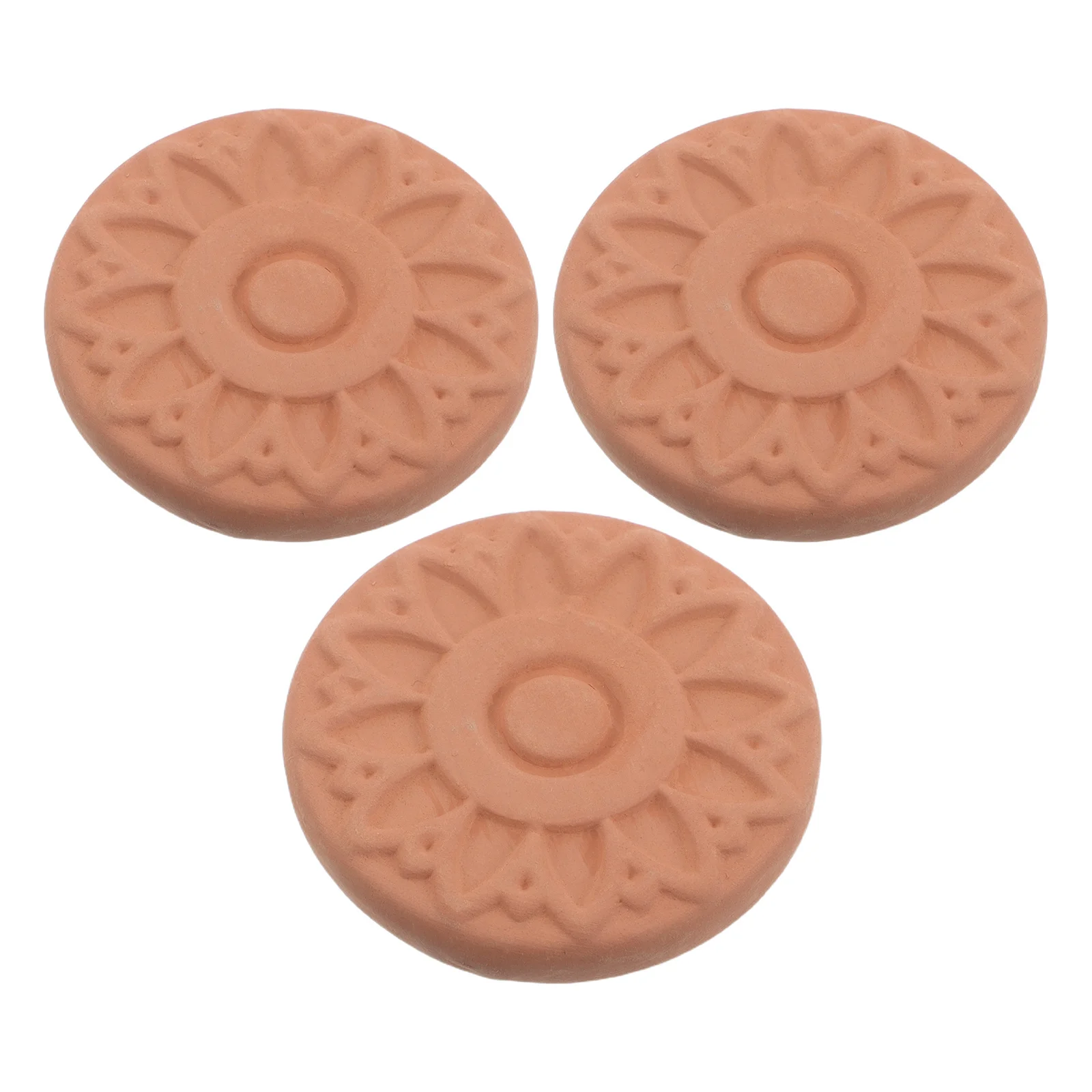 

3 Pcs Humidifier Cigar Cabinet Humidor Moisturize Brown Desk Humidifiers Humidifying Clay