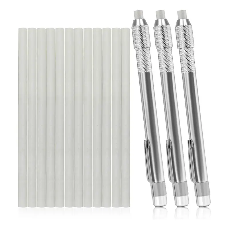 J1UL1N Round Soapstone Holder Set Removable Markers Extra 12 Round Soapstones, Best For Soldering