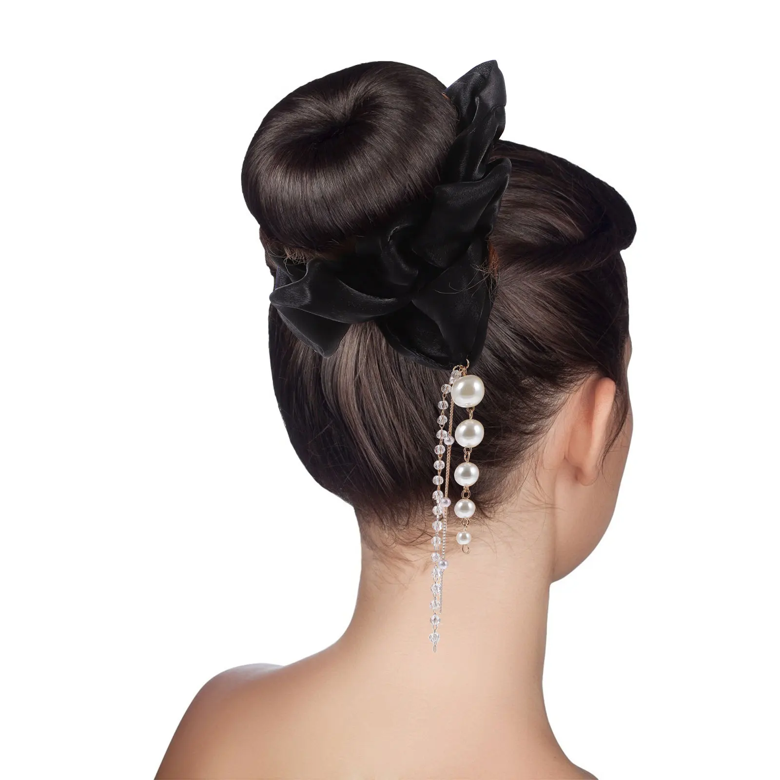 

Tassel Rubber Band Cloth Hair Rings Pearl Bands Elastics Scrunchy Ties Ornament
