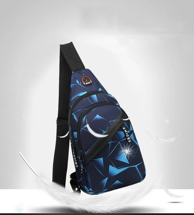 Men Women Shoulder Bags Waist Packs Sling Bag Crossbody Outdoor Sport Shoulder Chest Daily Picnic Canvas Couple Messenger Bag