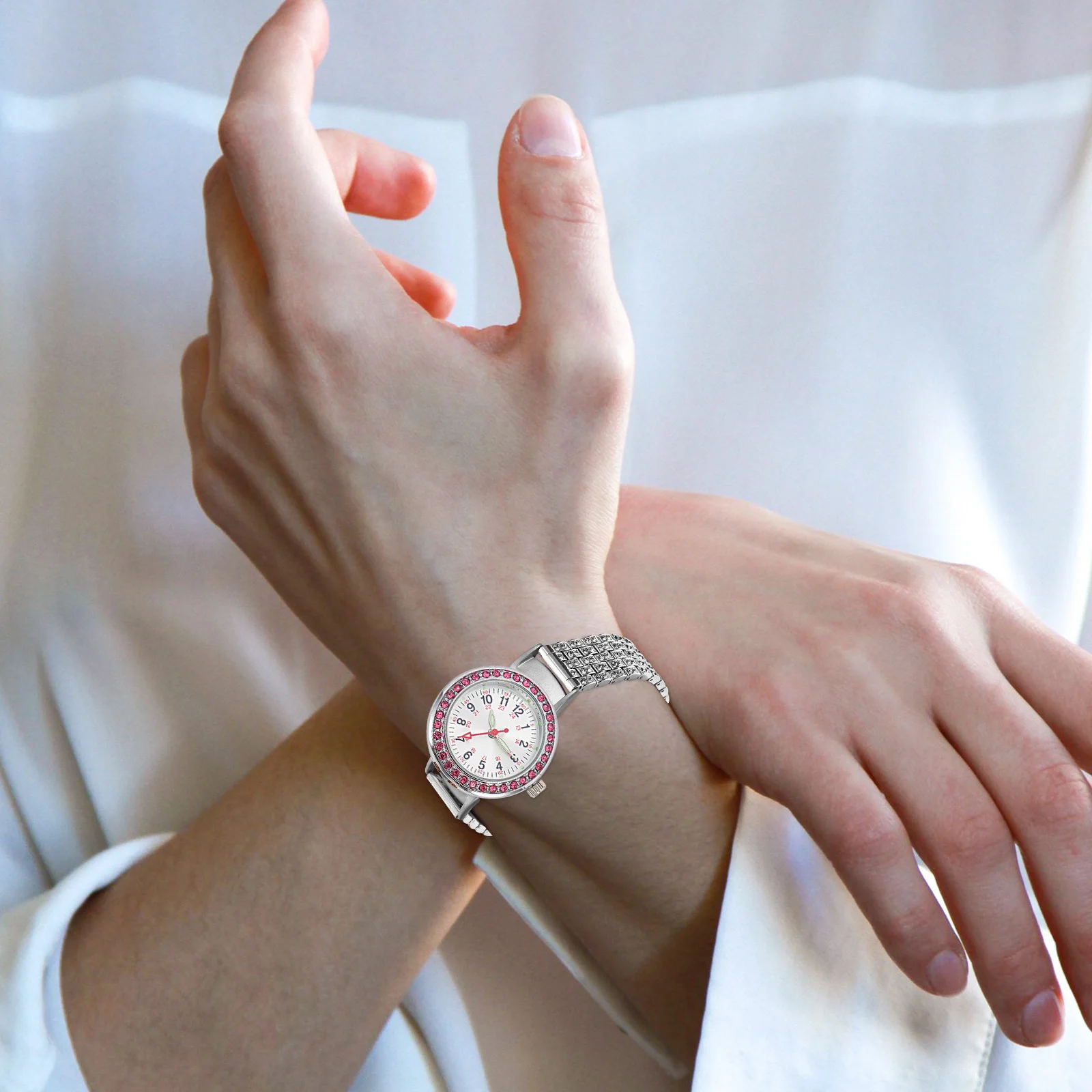 Smart Watch Strap Stainless Steel Delicate Adjustable Wear-Resistant Watch Band Compatible 2 Pro Stylish