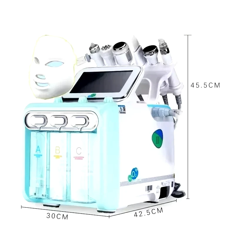 7 in1 H2O2 Water Oxygen Jet Peel Hydro Beauty Skin Cleansing Hydro facial Machine Facial Machine Water Aqua Peeling for Home Use