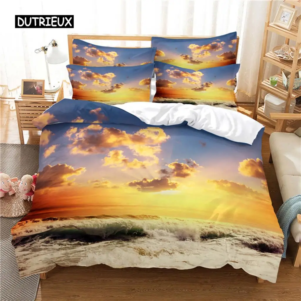 

Beautiful Scenery Bedding Set Duvet Cover Set 3d Bedding Digital Printing Bed Linen Queen Size Bedding Sets Fashion Designs