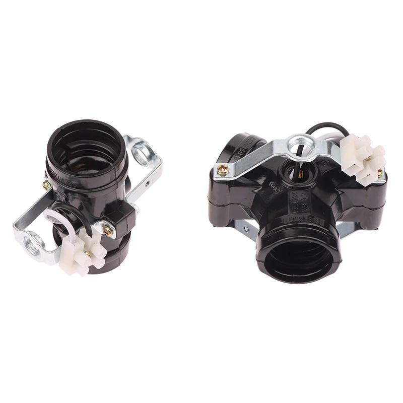E26 E27 Потолочная лампа Droplight DIY Освещение Запасные части Патрон лампы 2/3/4/5 головок Патрон лампы Черный винтовой цоколь Светильники