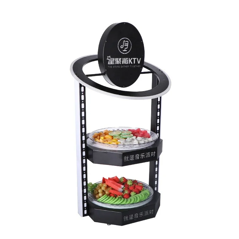 Planet Fruit Plate Rack Bar KTV Luminous Plate LED Three-Layer Night Show Personality Creative Fruit Platter Rack