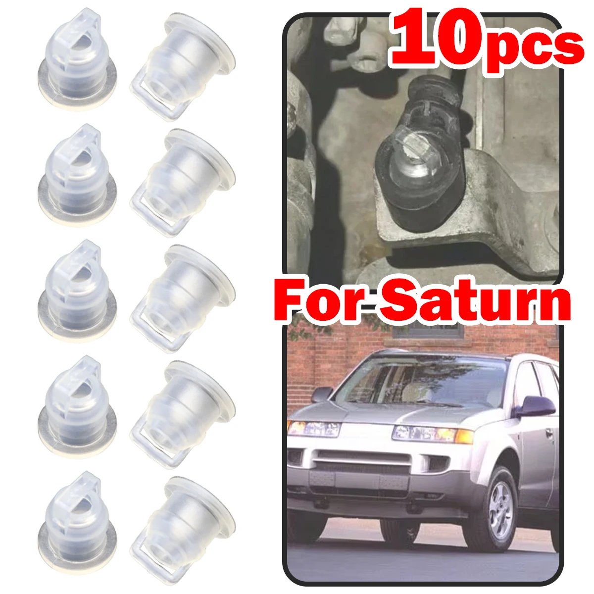 

10pcs Gear Shift Cable Bushing For Saturn Ion Vue 2003 2004 - 2007 Auto Gearbox Line Rubber Sleeve Car Accessories 68064273AB