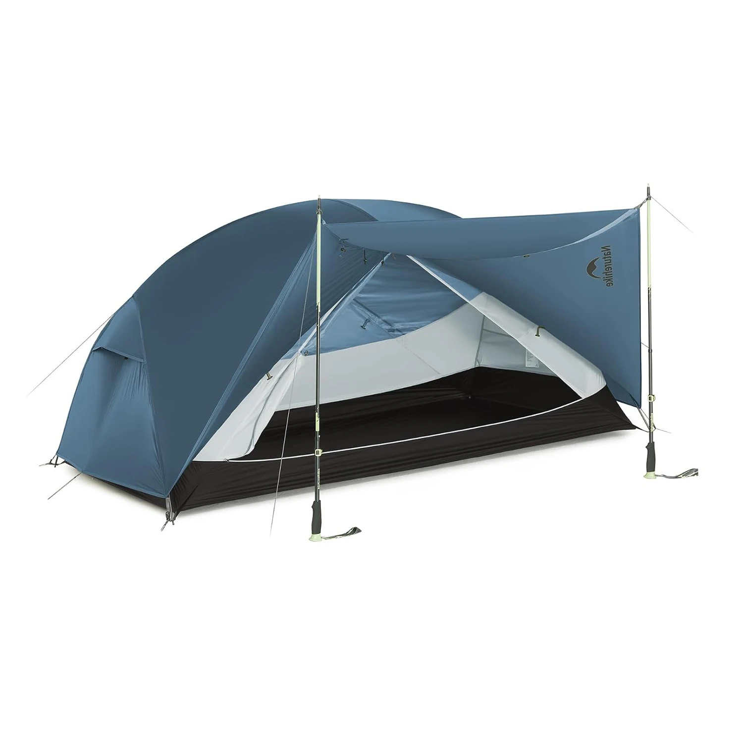 Naturehike Backpacking Zelt für 2/3 Personen, Wasserdichtes Ultraleichtes Campingzelt mit Unterlage, Outdoor Trekking Fahrrad 3-Jahreszeiten-Zelt