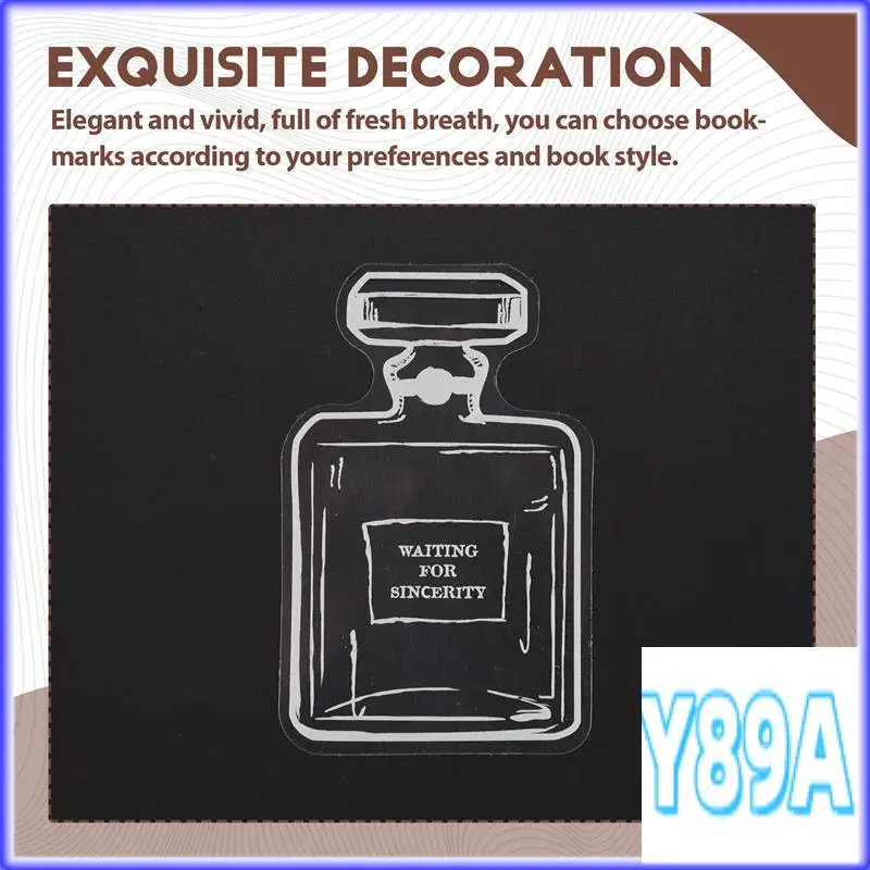 GO-Dried Flower Bookmark Bottle,Transparent Dried Flower Bookmarks,DIY Dried Flower Bookmark,Fit Female Child Graduation