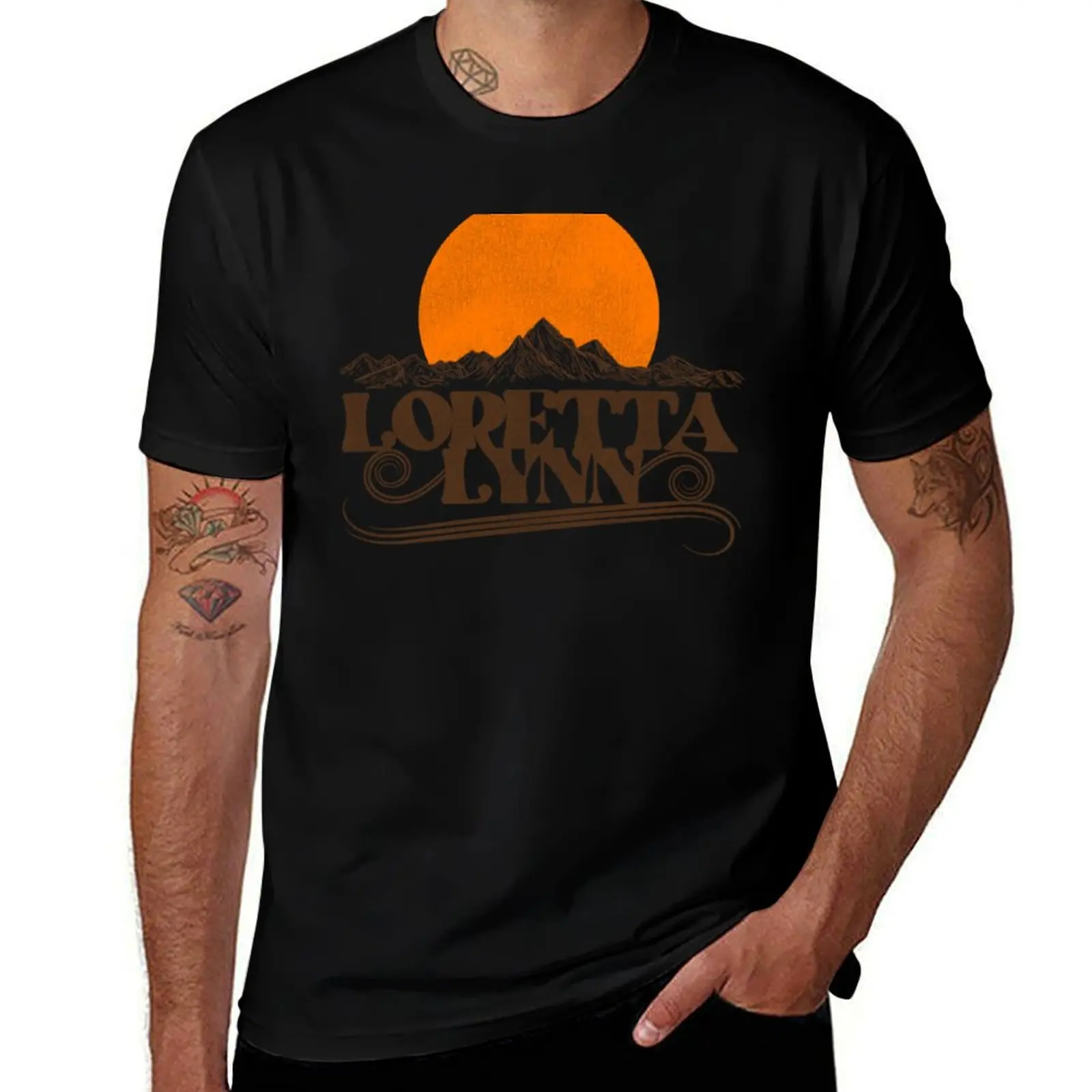 

Loretta Lynn Essential T-Shirt Casual Pattern Print Tee Shirt