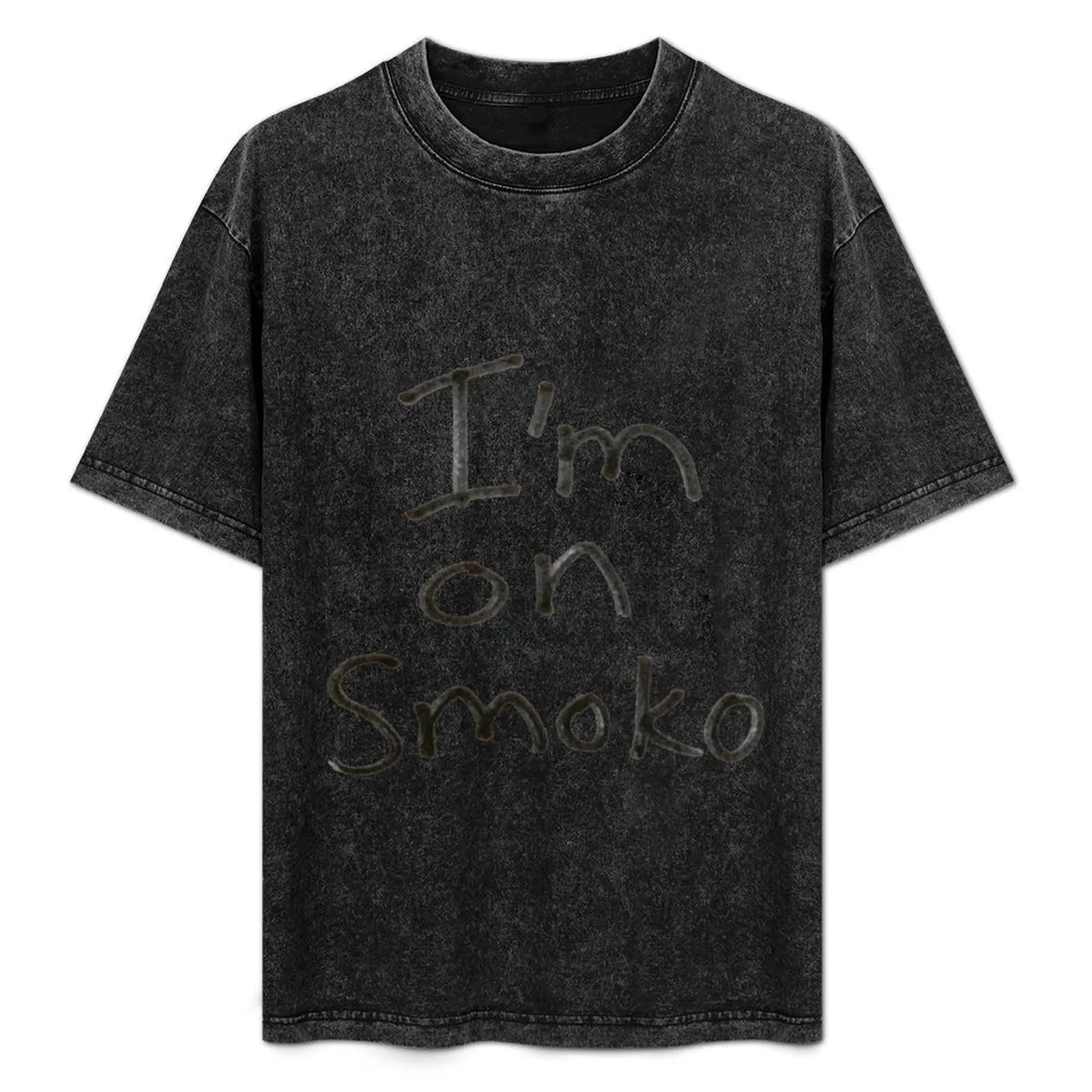 Handwritten I_m On Smoko Hot Australian Lingo THE CHATS T-Shirt designer shirts street wear t shirts men