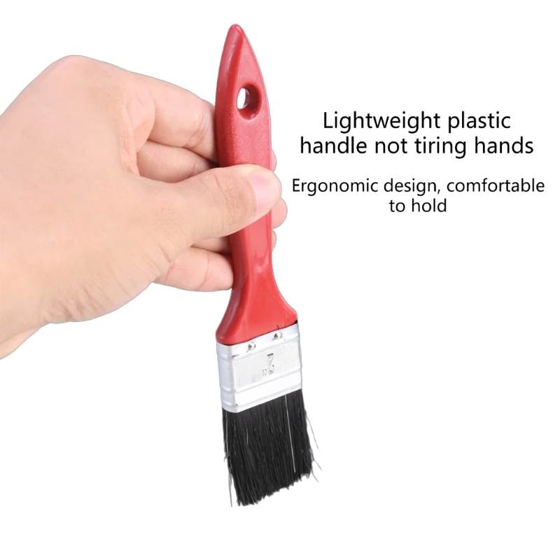 Pennello con setole morbide con manico lungo comodo Pennelli da disegno per pittura ad acquerello perfetti per spedizione