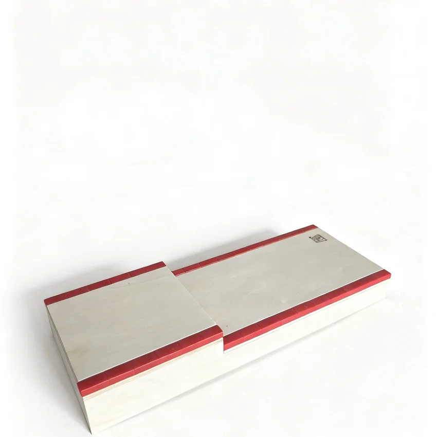 مجموعة عقبة منحدر الإصبع للوحة الأصابع، وقضبان خشبية صغيرة لحديقة التزلج وحواف لخدع التزلج #5