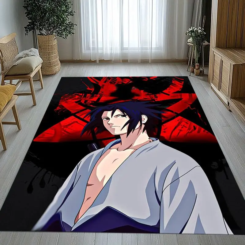 3D Anime I-Itachii Japan Cartoon Area Rug,Soft Non-Slip Carpet Mat for Living Room Bedroom Playroom,Sofa Floor Rug,Home Decor