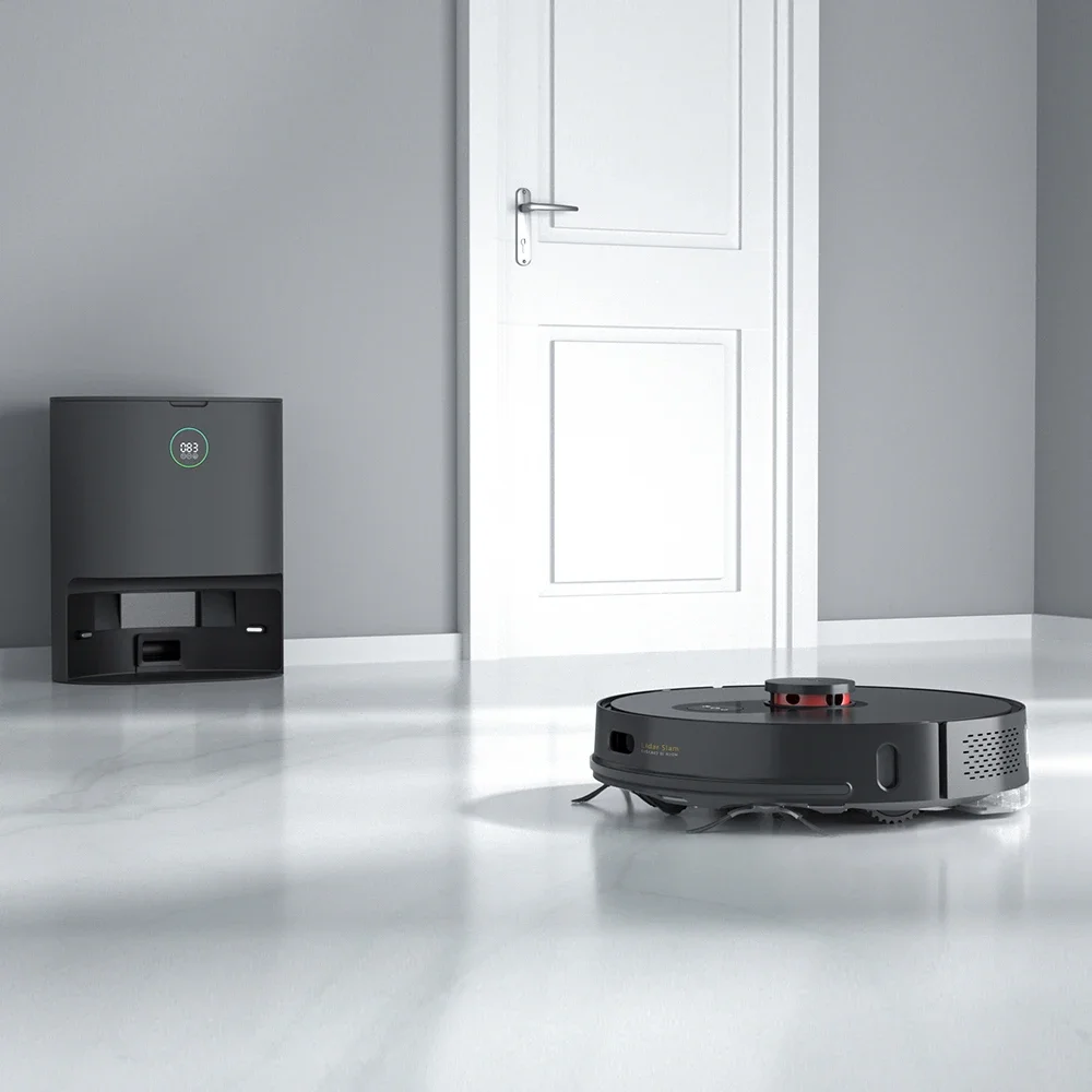 ROIDMI EVE Plus Robot Vacuum and Mop Cleaner, Smart Dust Collection, Suporte Google Assistant e Alexa App, Versão Global