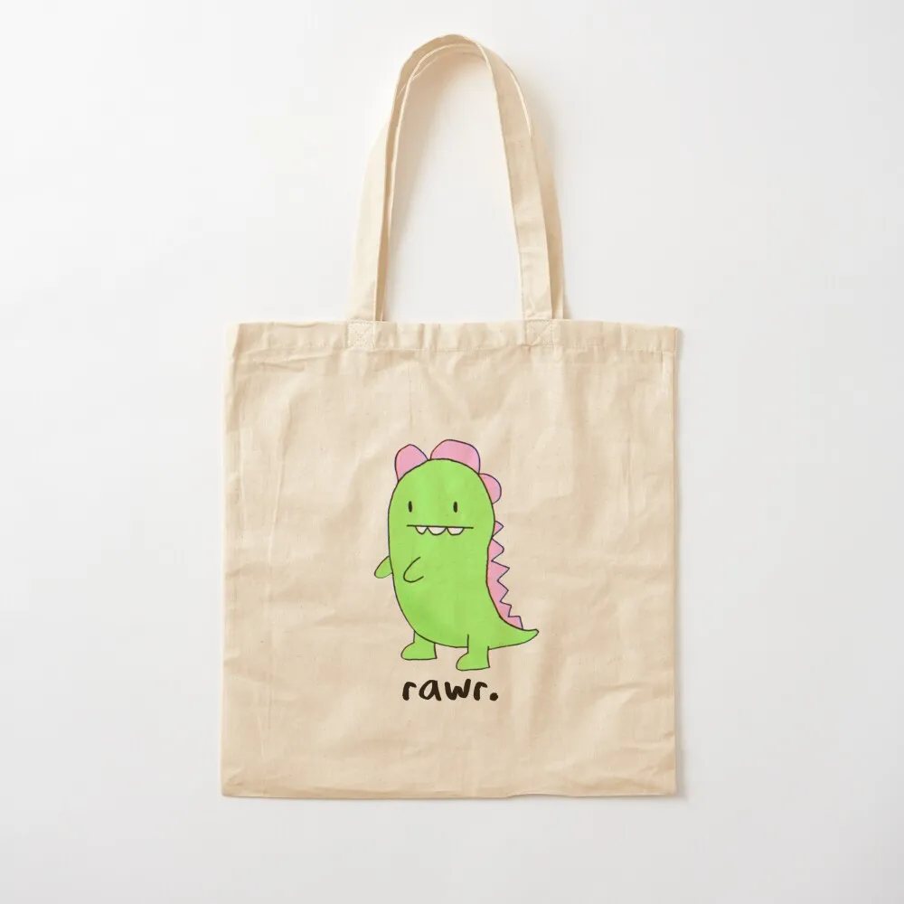 Rawr! Tote Bag sac pour femme shopping bags foldable Canvas Tote Bag