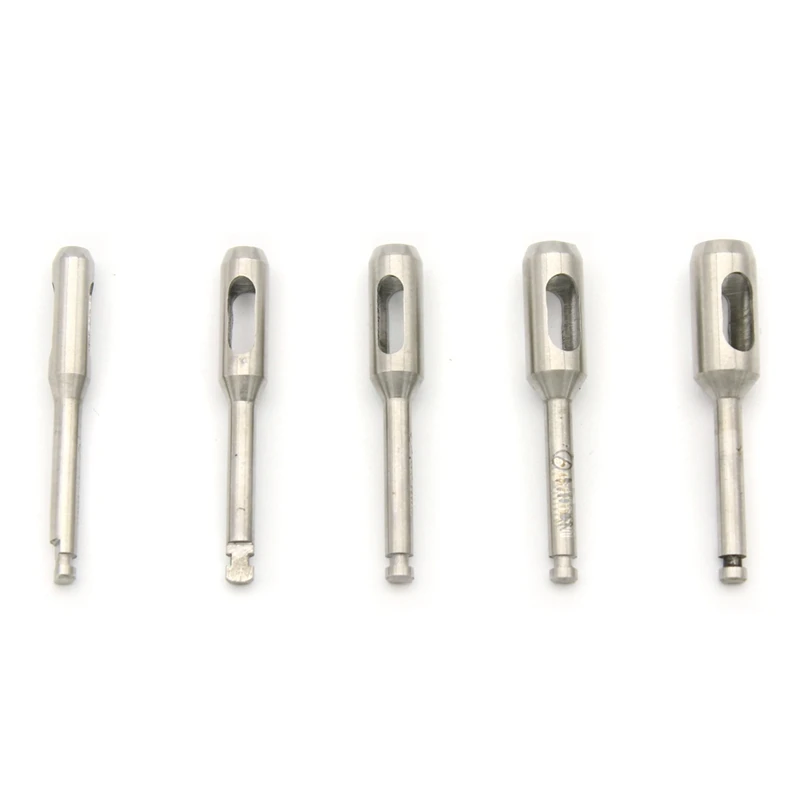 Aço inoxidável Trephine Bur Tissue Punch, Ferramentas para Plantar Implantes Dentários, Soco Cirúrgico, 5Pcs