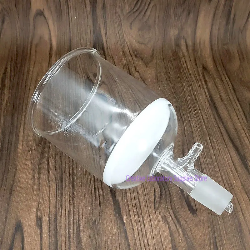 1pcs Laboratory 30/60/100/150/250/500/1000ml Glass Filter Funnel witn G3 Sand Core,joint No.19/24/29 Suction Funnel