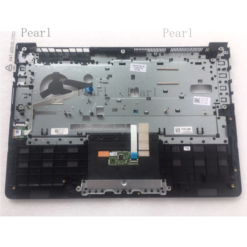 S  For DELL Vostro14 5459 V5459 C Shell Palmrest Touchpad with Fingerprint FHN12