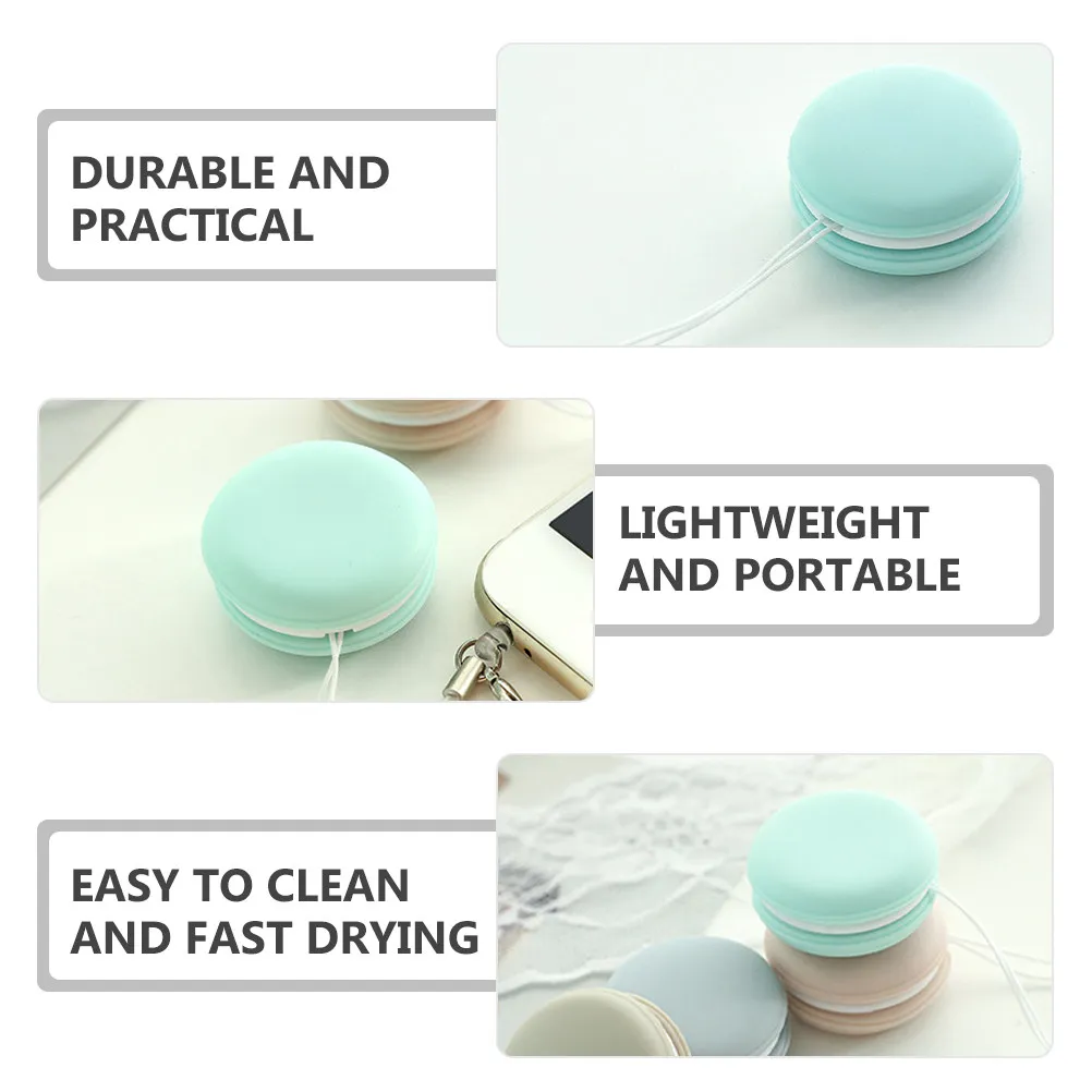 4Pcs Electronic Screen Wipes Reusable Macaron Shape Cleaner for Eyeglass Lenses Phones Tablets Computer Monitors