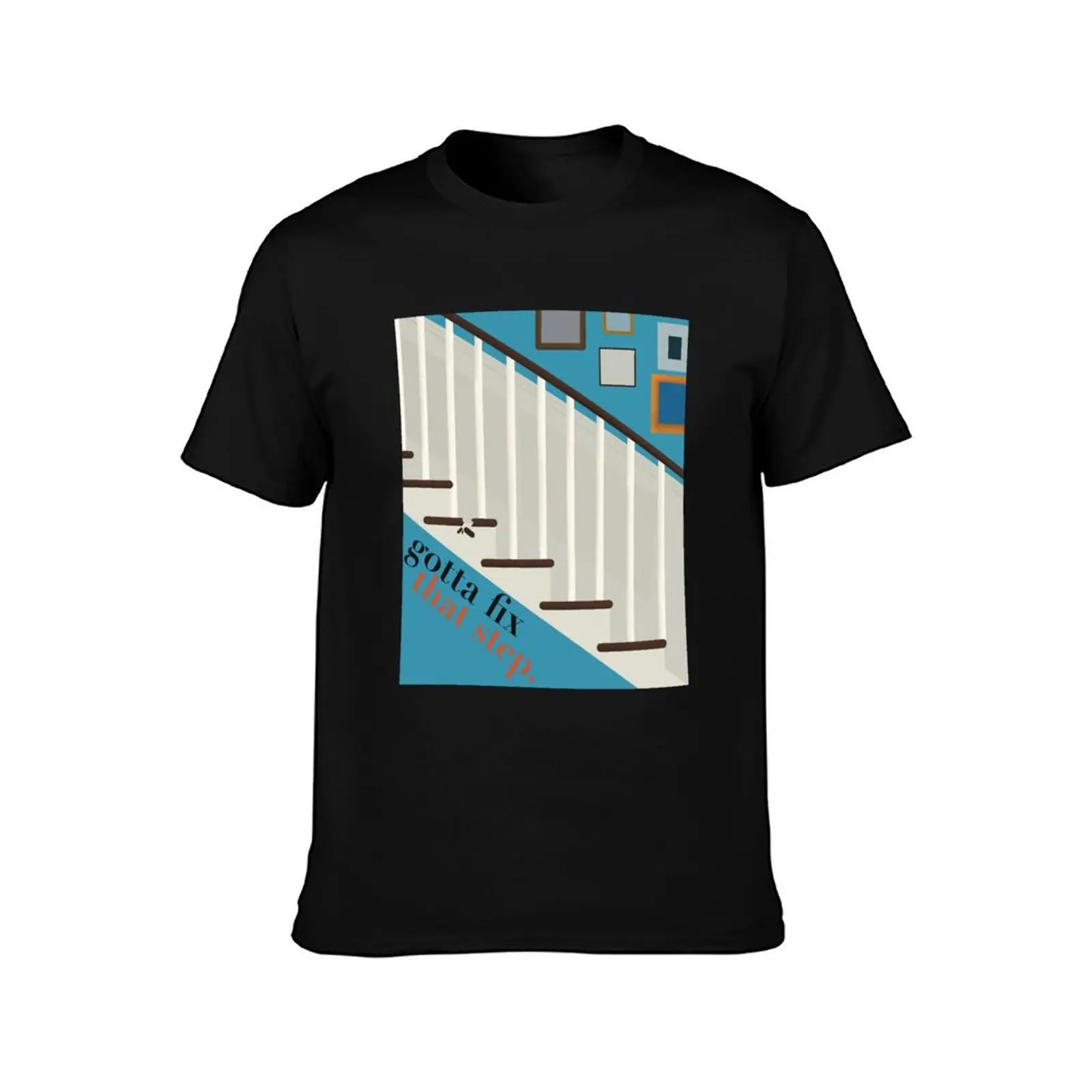 Modern Family Gotta Fix That Step Phil Dunphy Meme Fan Art Frame T-Shirt Summer Casual Cotton Tee Oversized Streetwear Tops