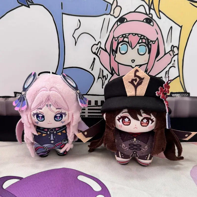 

Anime Genshin Impact Tartaglia Citlali Cosplay 10cm Cotton Doll Figure Plush Pendant Keychain Gifts Toys Plushies