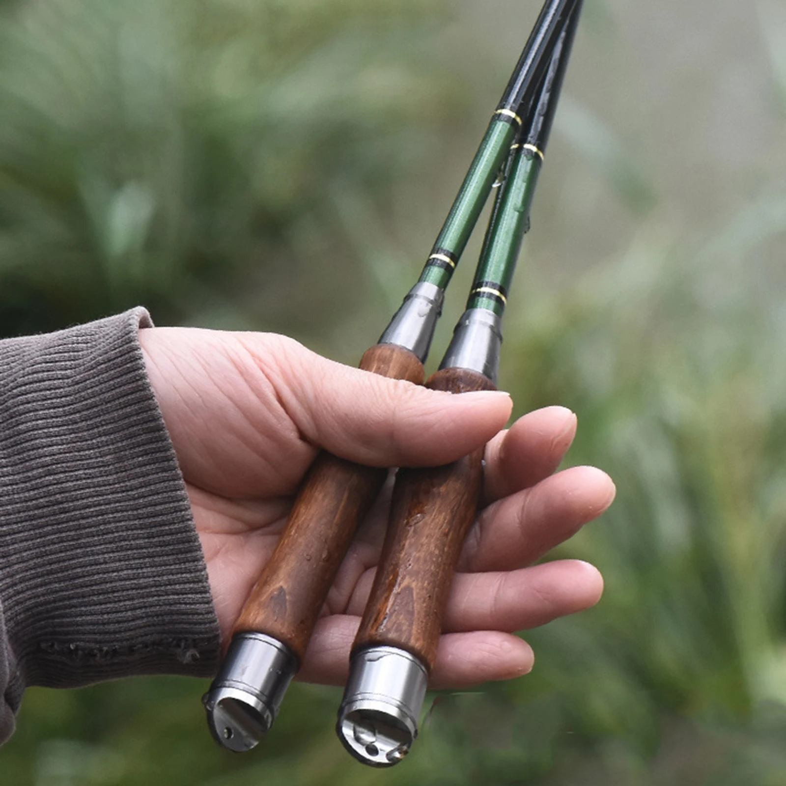 

1.2/1.8/2.1m Telescopic Fishing Rod Portable Ultralight Carbon Fiber Hand Pole For Freshwater Saltwater Outdoor Fishing Tackles