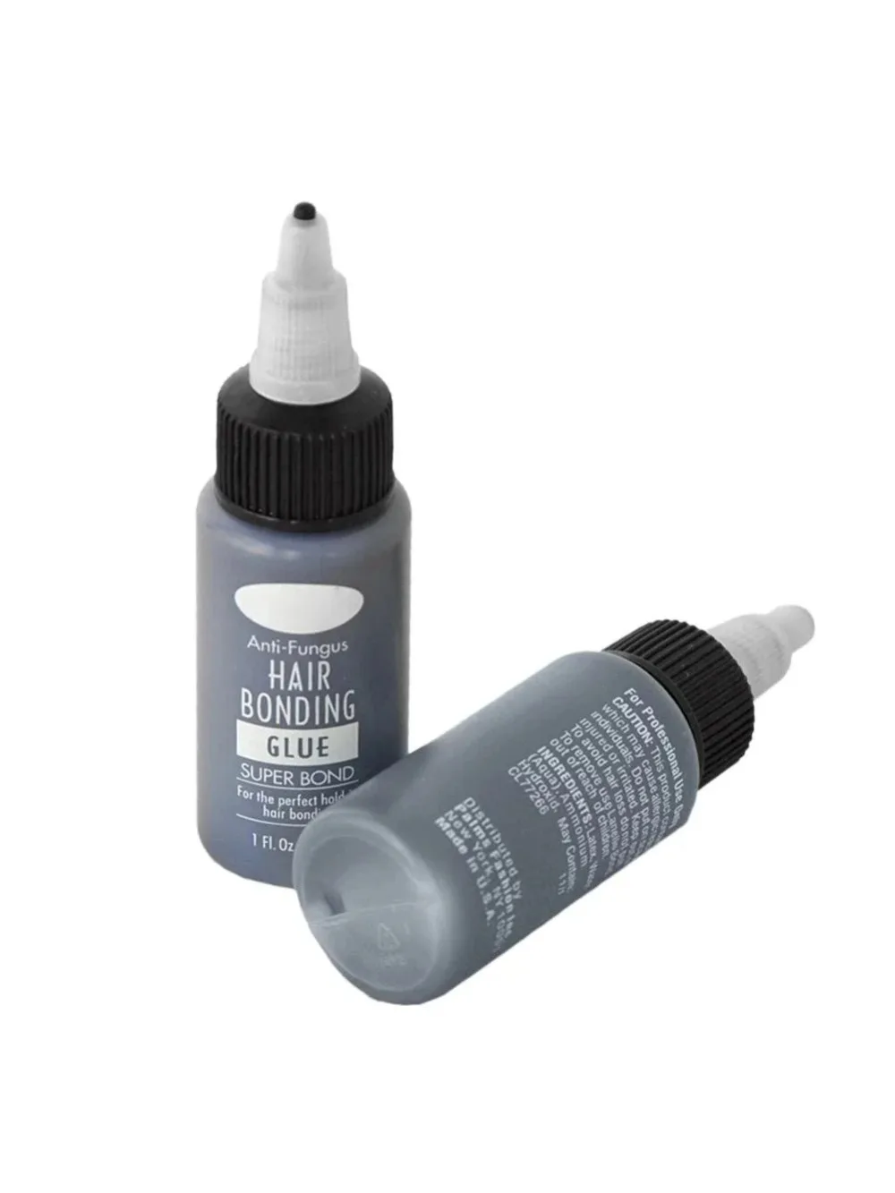 Colle pour extensions de cils 1/2/4OZ, adhésif noir à forte tenue, imperméable, séchage rapide, colle de liaison longue durée pour fournitures de Salon