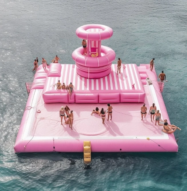

Inflatable Water Park with Large Slides and Splash Zones for Ultimate Outdoor Family Fun