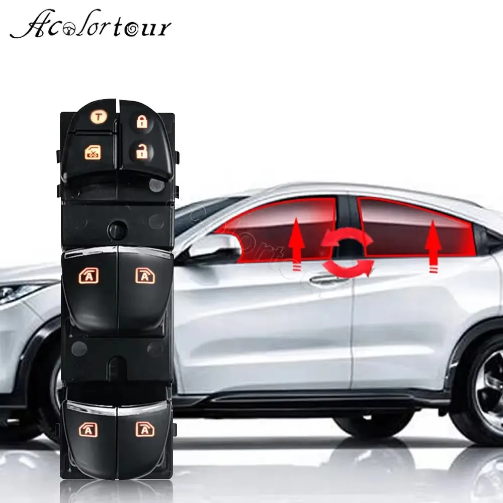 

Master control LED power smart window lifter switch For Nissan Leaf X-Trail T32 Juke qashaqai J11 Murano Serena C26 C27 button