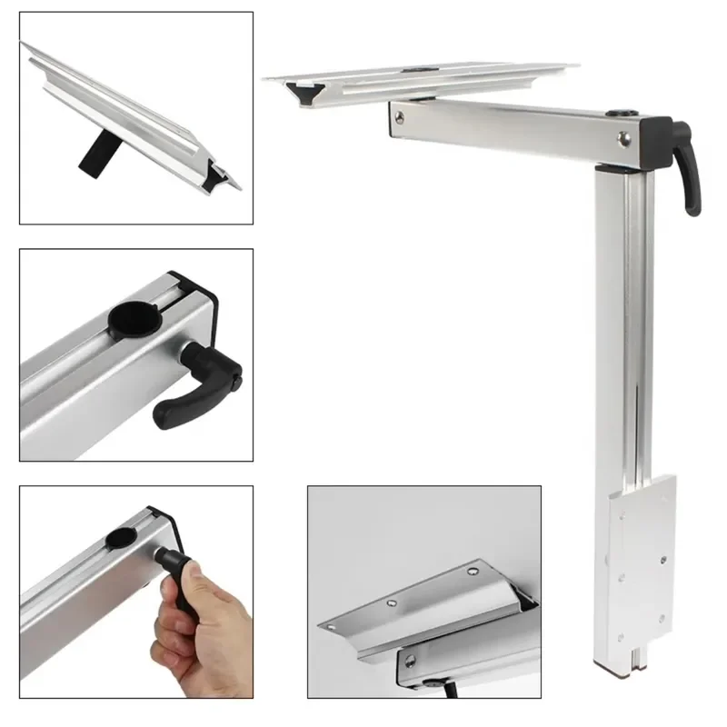 Removable rotating alloy legs for retrofitting general yacht towing platforms for automotive applications