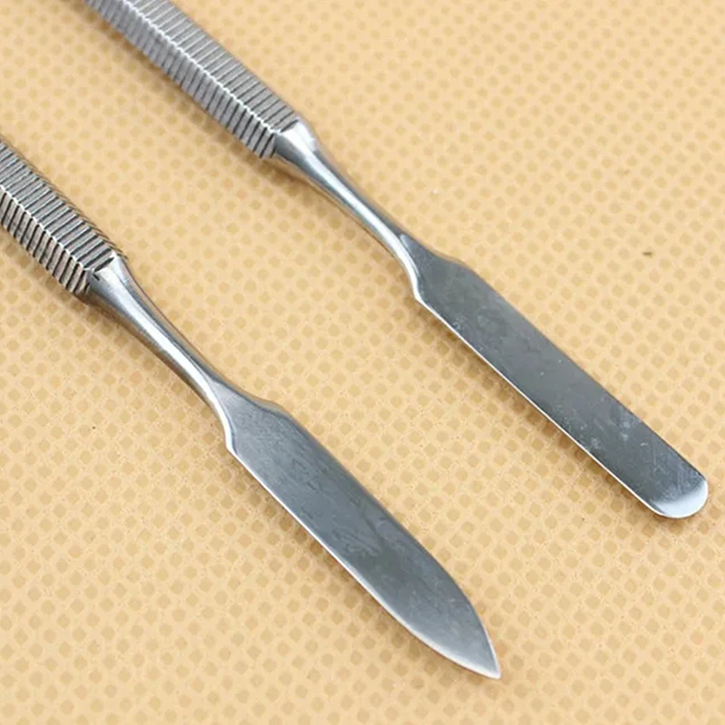 Stainless Steel Mixing Spatula Tool Spatuler Rod Dental Adhesive Powder Mixing Knife Resin Carving Knife Mixing Stick Tools