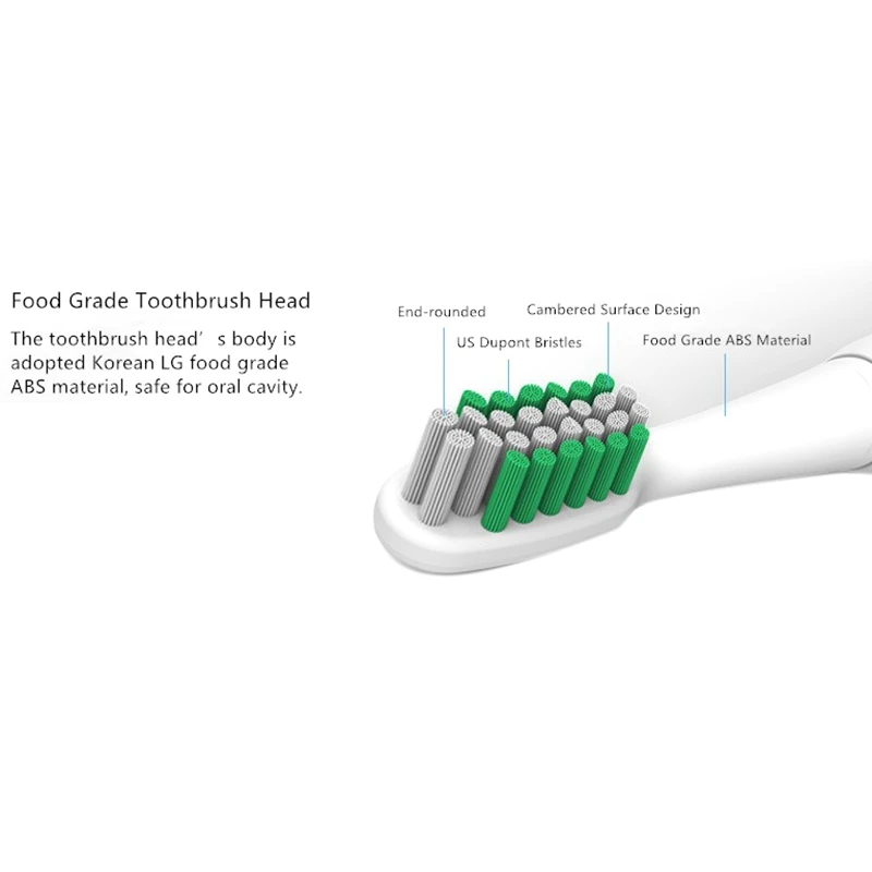 Cabezales de cepillo de dientes reemplazables, 4 Uds., para LANSUNG U1 A39 A39plus A1 SN901 SN902, cabezales de cepillo de dientes eléctrico