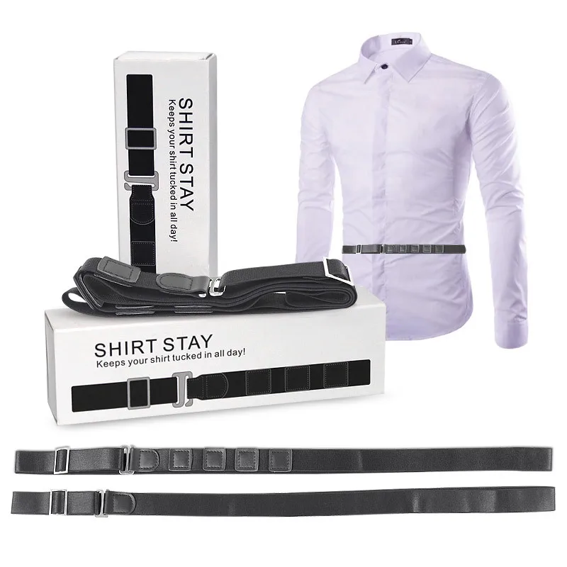 Men's and women's shirts, fixed shirts, anti-slip, anti-wrinkle, anti-slip, invisible shirts, ties, suspenders, straps