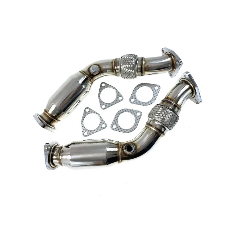 Fit N issan 350Z fits Infinity G35 Down pipes Catless Straight Downpipe Exhaust