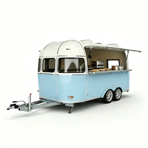 Custom Towable Mobile Catering Trailer Triple Axle Large Food Trailer Customizable Size Color For Global Food Business