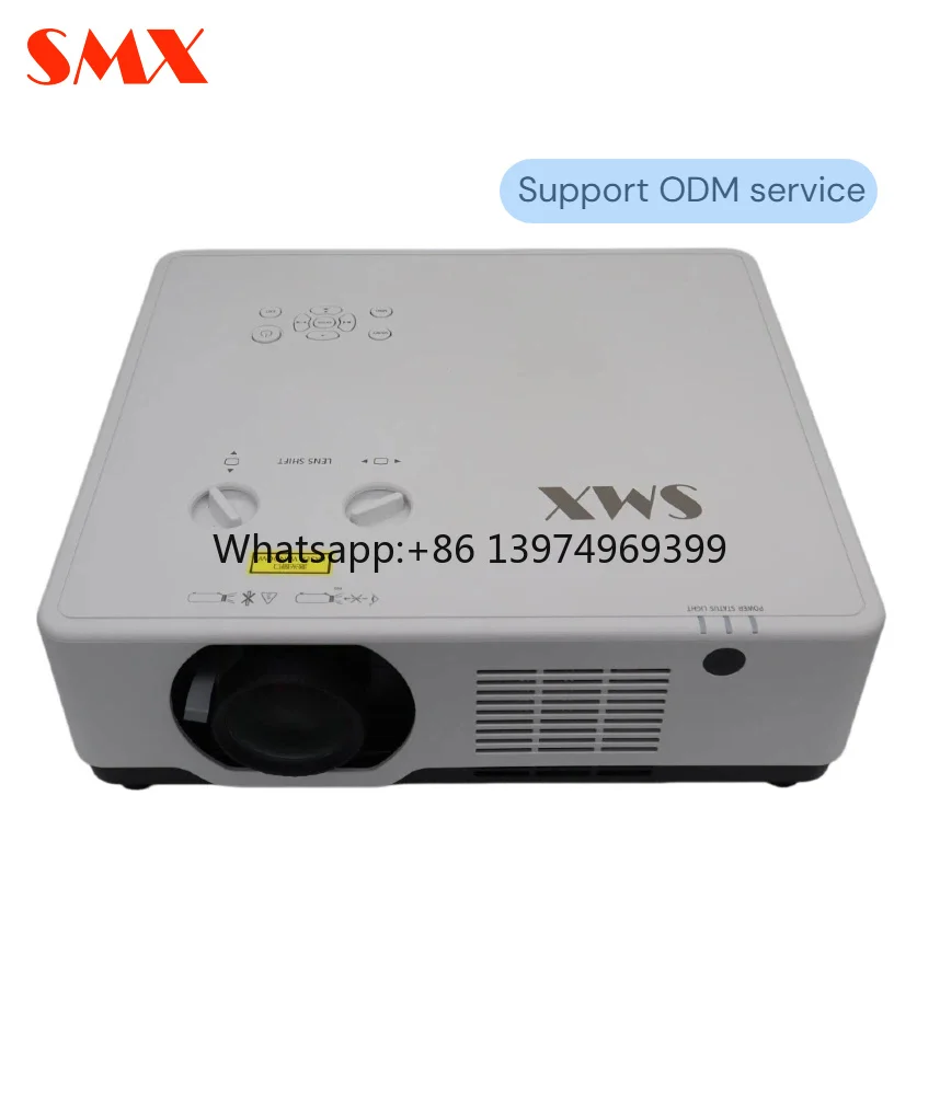 High Brightness 7200lm Engineering Commercial Laser Projector for Large Venue Church Auditorium Outdoor Event